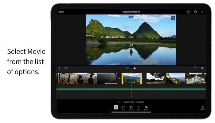 Combine iPhone videos with iMovie app