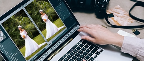 Pro wedding photo editing